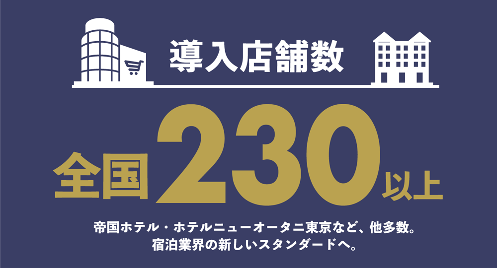 スマホで道案内導入ホテル数全国230以上